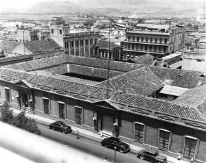 Ayuntamiento de Santiago en 1940 Antiguo edificio
